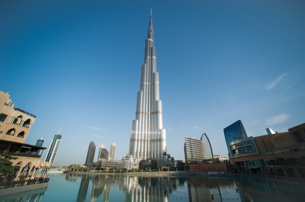 Burj Khalifa tower in Dubai, UAE