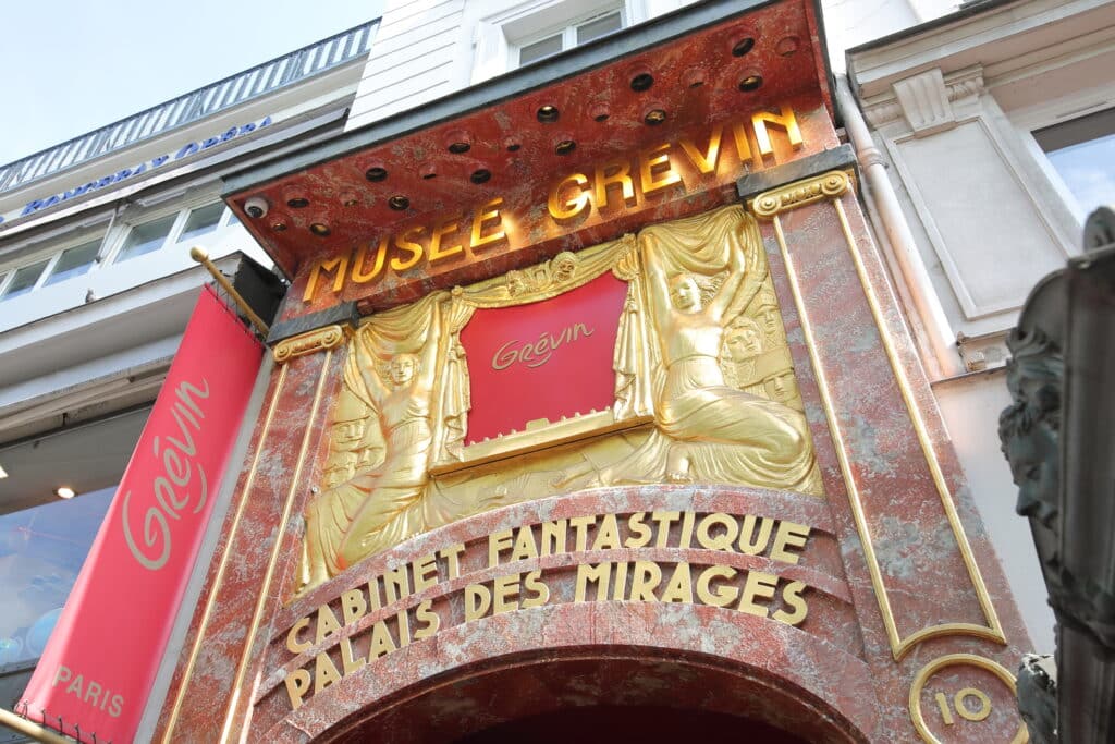 Grevin wax museum in Paris France