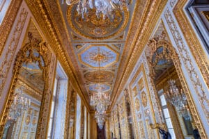 Interiors of hotel de la Marine, Paris, France