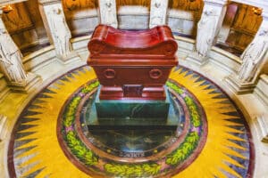 Tomb of Napoleon Les Invalides Paris France.